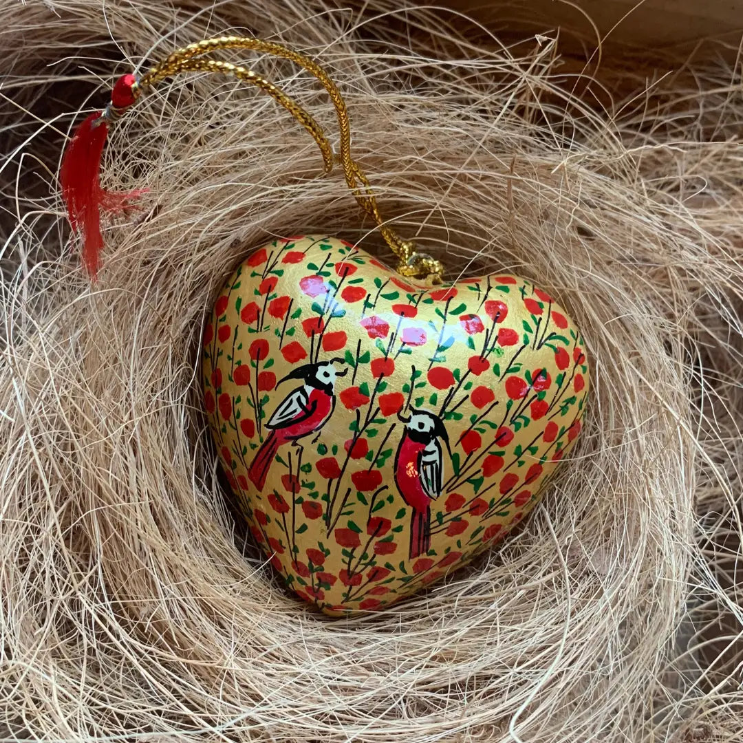Handmade Hanging Heart Decoration