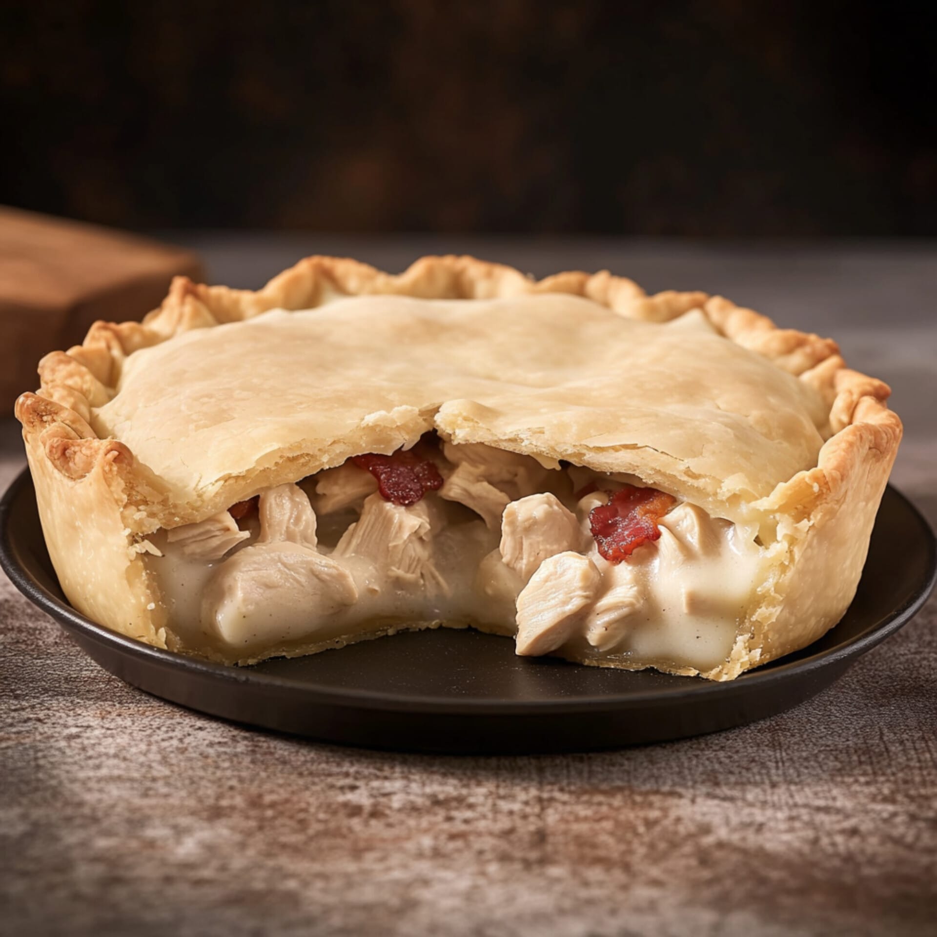 Chicken Bacon Pie 800g Family Size