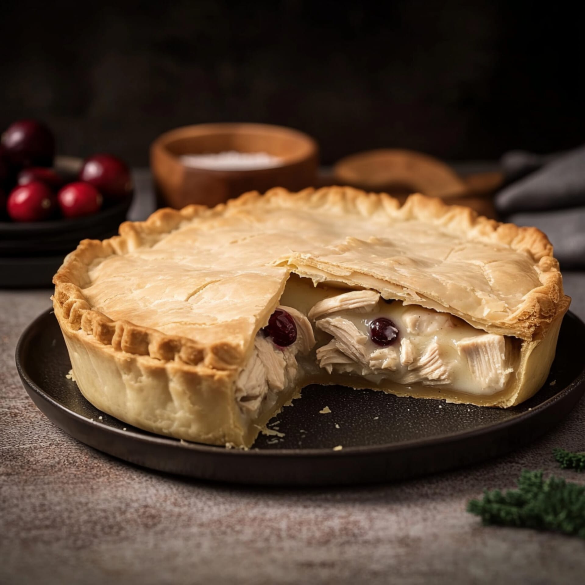 Chicken Cranberry Pie 350g Kentish Mayde