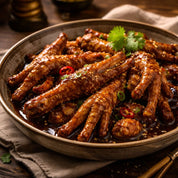 cooked chicken feet