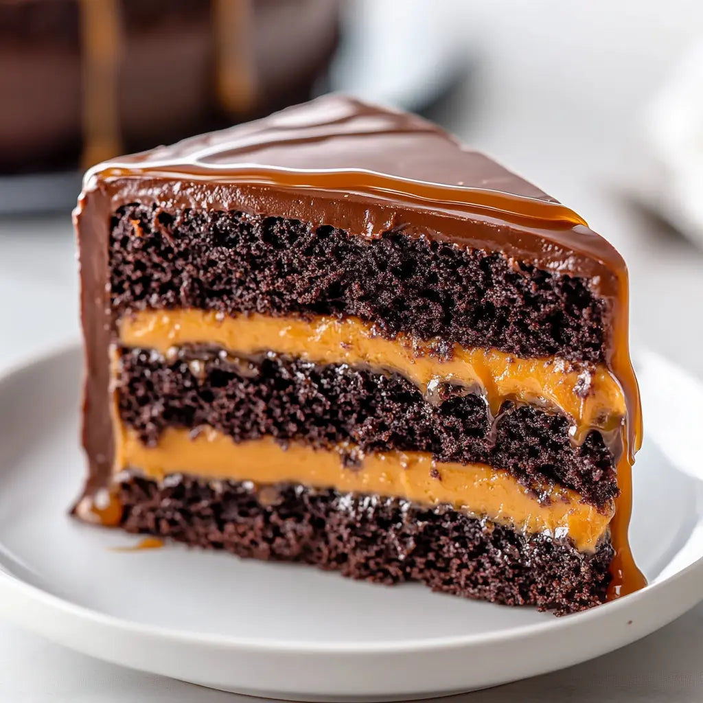 Chocolate And Caramel Cake