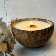 Coconut Shell Candle - Eco-Friendly Luxury Scents