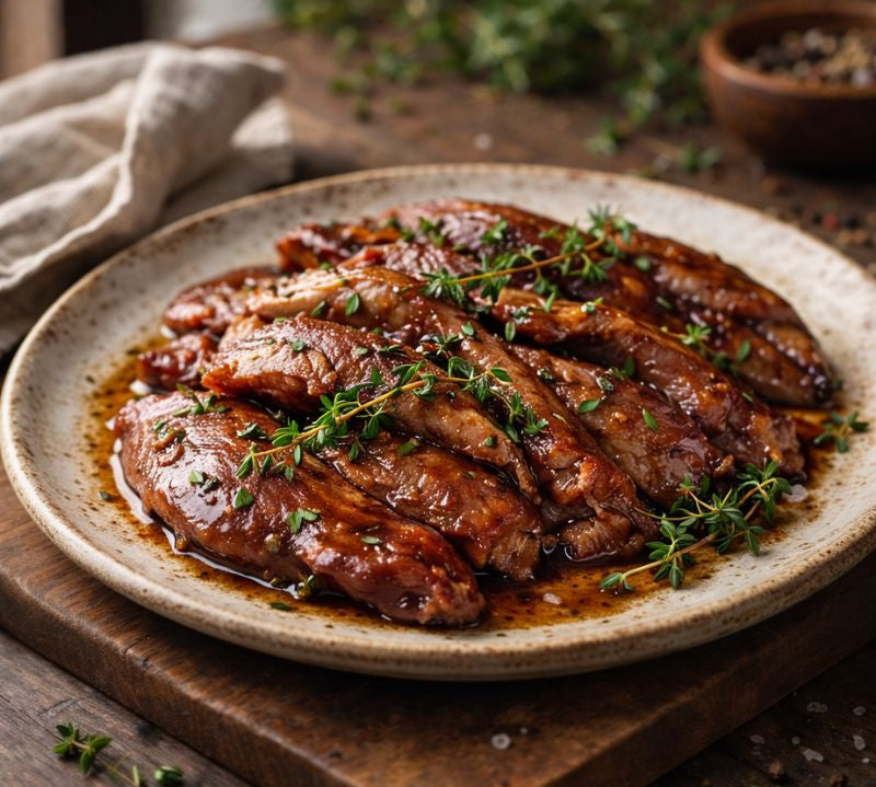 cooked duck strir-fry
