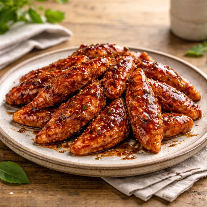 Free Range Chicken Breast Mini Fillets - Sticky BBQ