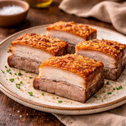 cooked pork slices