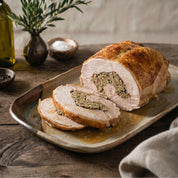 Turkey - Breast Crown Boneless & GF Stuffing Filled, Rolled