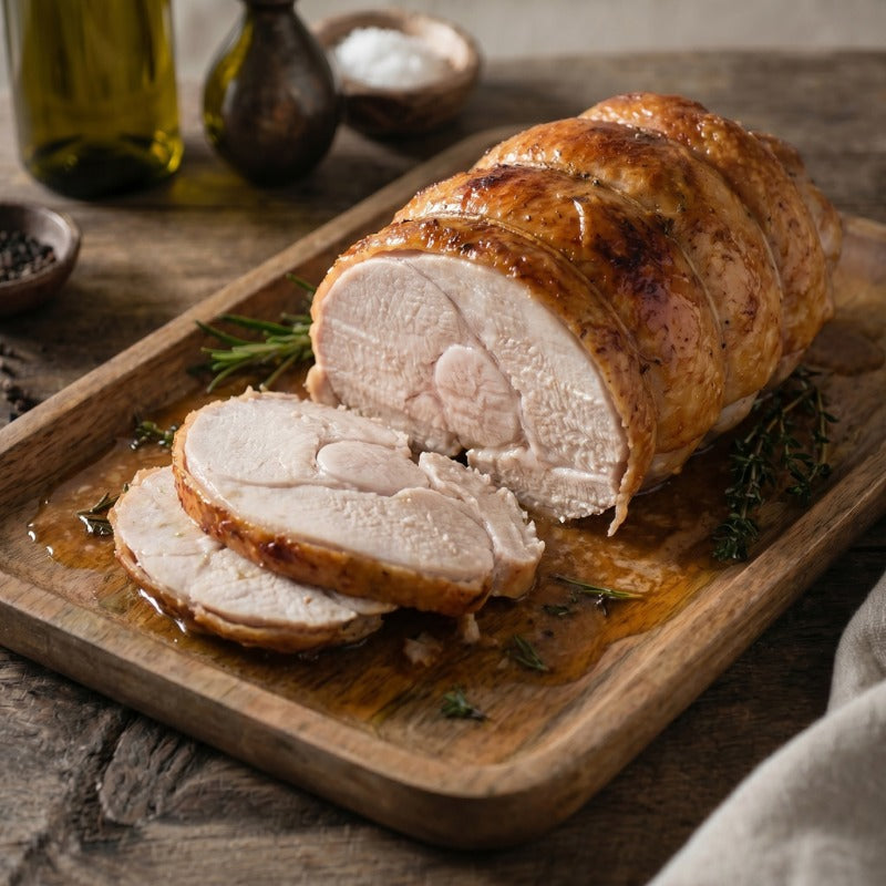 Turkey - Breast Crown, Boneless, Rolled
