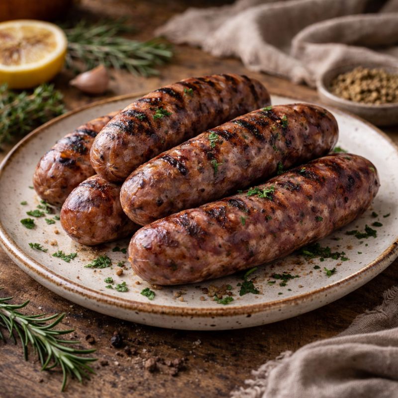 Venison & Herb Sausages