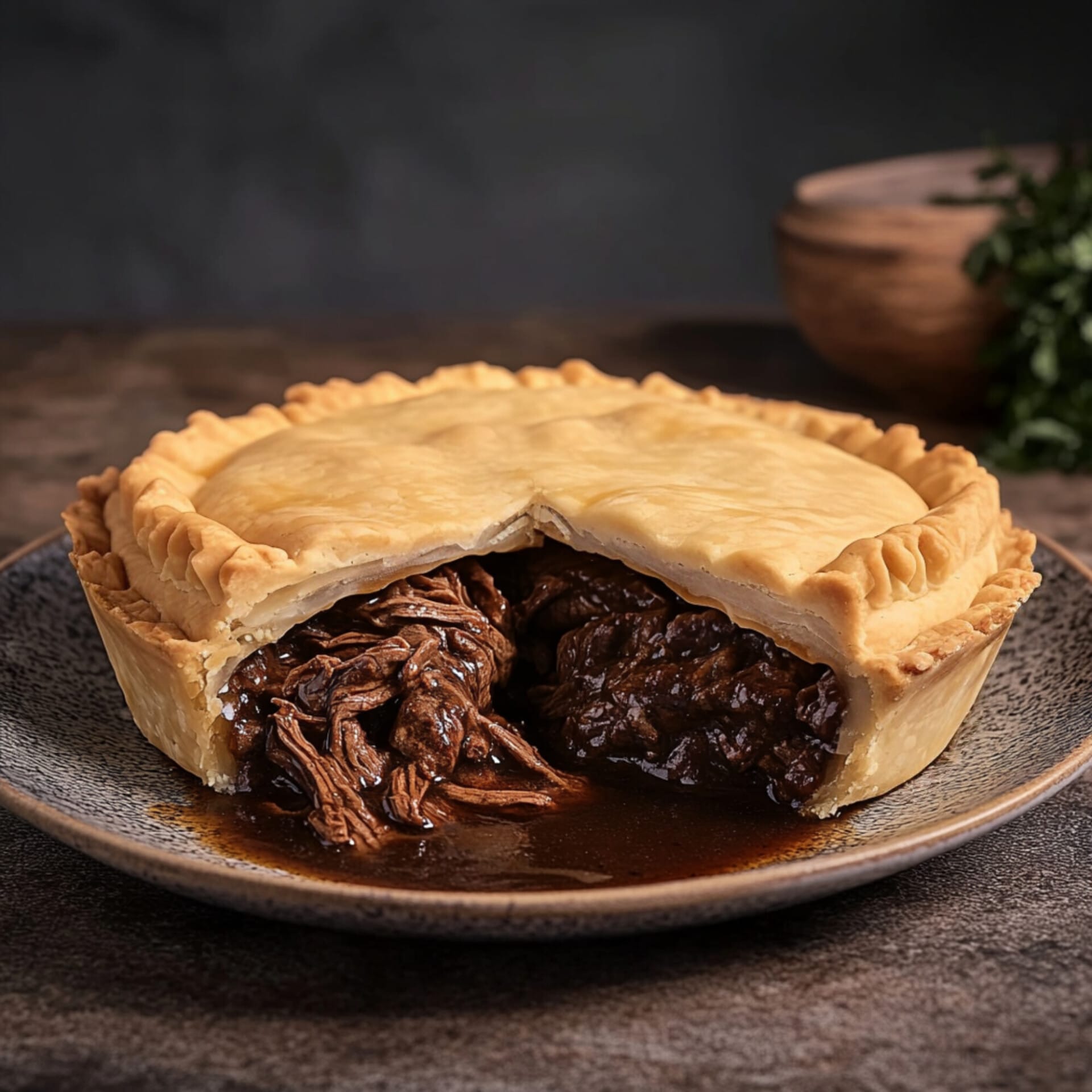 Family Size Steak Ale Pie 800g Kentish Mayde