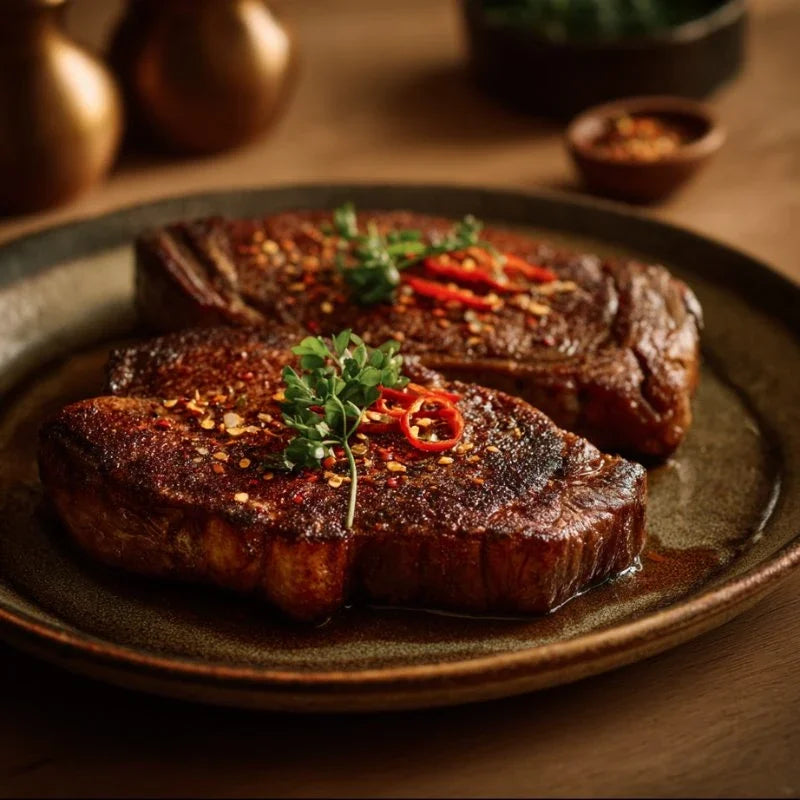 Hot & Spicy Meat Box – Ribs, Steak, Chicken, Lamb & Sausages