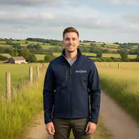 The Black Farmer Softshell Jacket - Navy Blue