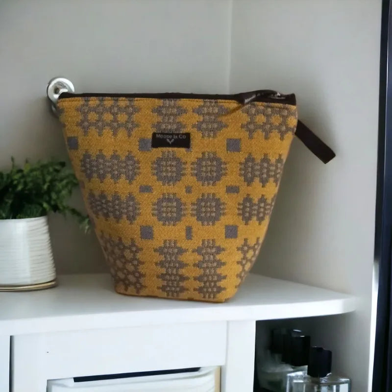 Mayan Aztec Design Wash Bags, Handmade and Stylish