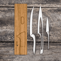 Meeting Knives Oak Base