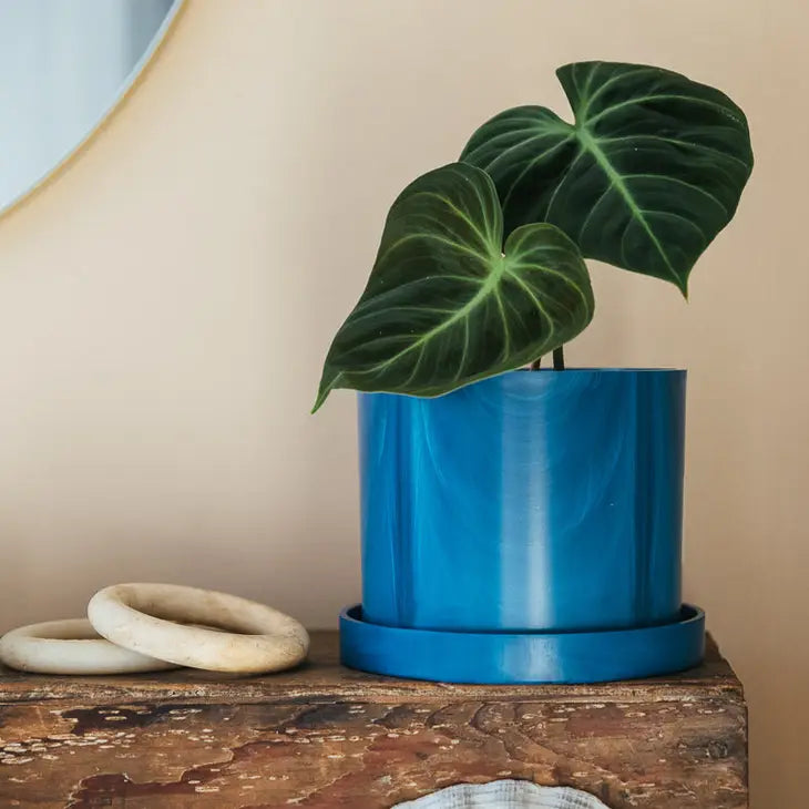 Navy Marble ‚¬Eco Bloom Set Made From Blue Rope