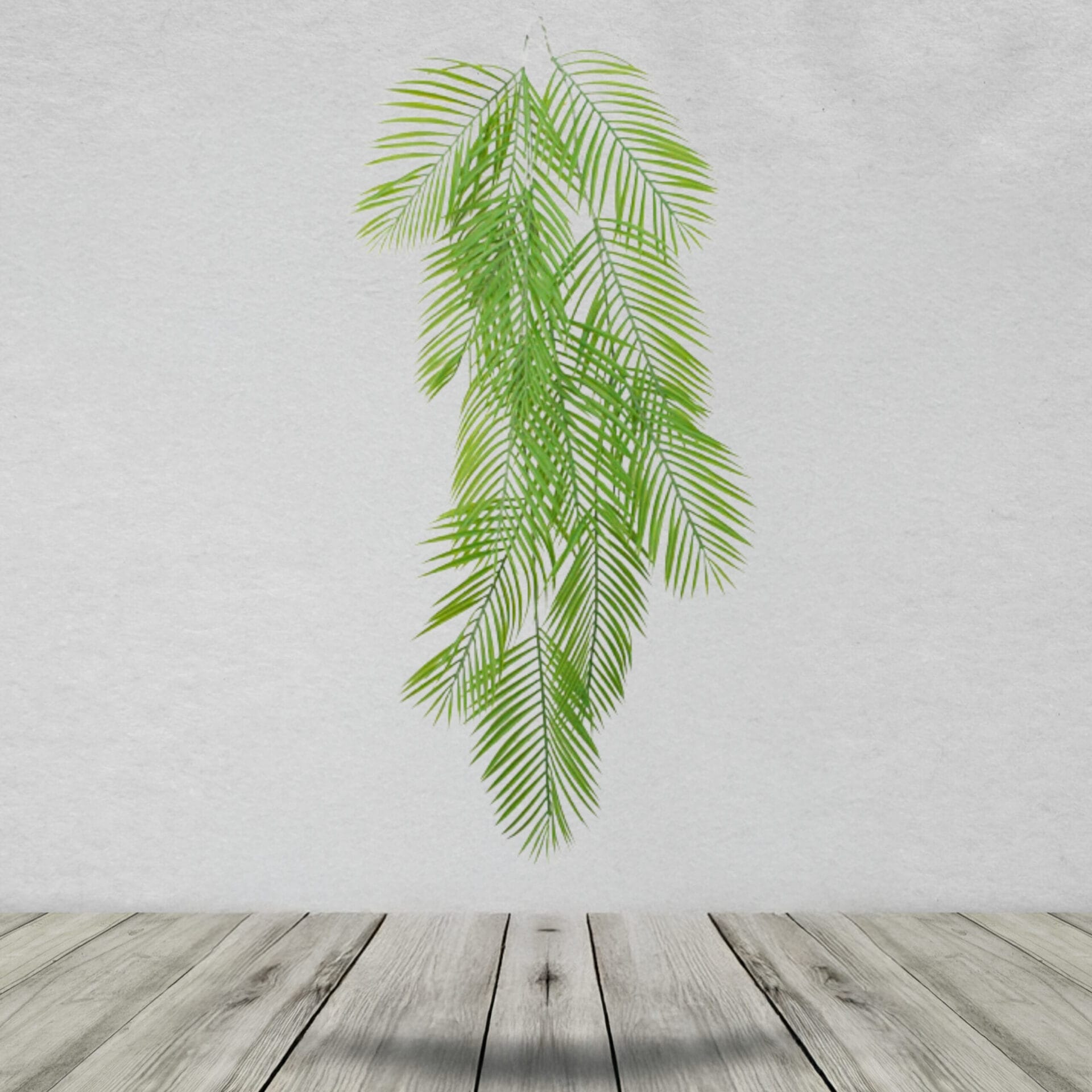 Pack Of 12 X 120cm Artificial Hanging Palm Plant Leaf