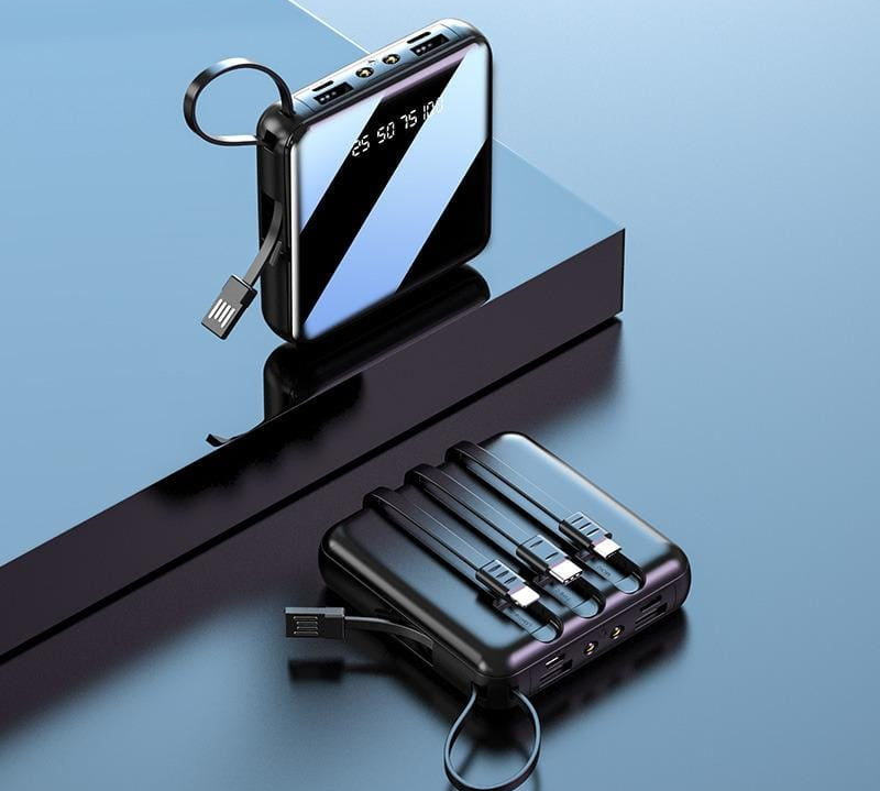 Power banks With 3 In 1 Charging Cables 3600 Mah