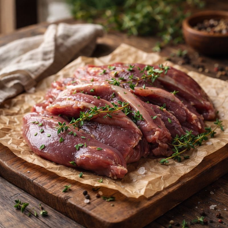 British duck stir fry strips in pack — tender, quick-cook duck for Asian dishes and high-flavour meals.