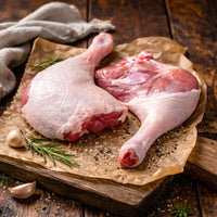 Free Range Duck Legs raw pack showing premium British poultry with rich flavour, ideal for roasting or braising.