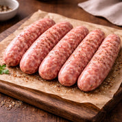 Goat Sausages, Tomato and Garlic (Gluten-Free)