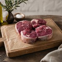 British lamb noisettes — lean loin medallions with rich flavour, premium grass-fed cut from The Black Farmer.