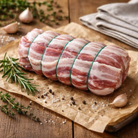Mini pork & bacon roasting joint 500g – premium British pork roast available to buy online
