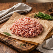 Fresh minced chicken breast from The Black Farmer – lean, high-protein British poultry