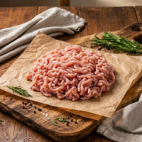 Fresh minced chicken breast from The Black Farmer – lean, high-protein British poultry