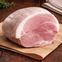 Unsmoked rolled Wiltshire-style ham from The Black Farmer, British pork