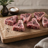 Lamb Loin Chops — premium British lamb cut, perfect for grilling, pan-searing, or roasting.