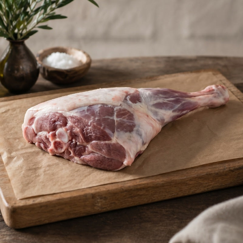 Mutton Leg Bone-In — premium cut of mature mutton with rich flavour, ready for roasting or curry.