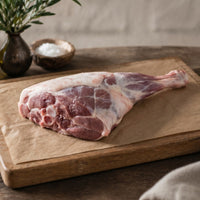 Mutton Leg Bone-In — premium cut of mature mutton with rich flavour, ready for roasting or curry.