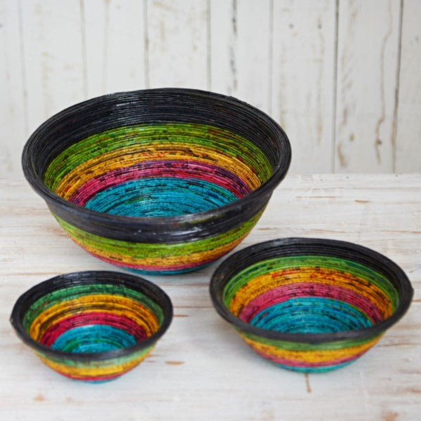 Recycled Newspaper Bowls Sustainable Paper Bowls