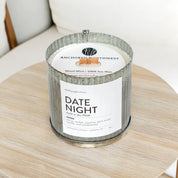 Rustic Vintage Farmhouse Wood Wick Candle 60-Hour Burn