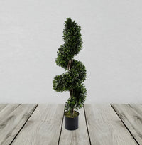 SPRIAL BUXUS ARTIFICIAL UV RESISTANT OUTDOOR TOPIARY TREE