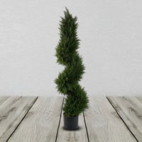 SPRIAL CYPRESS ARTIFICIAL TOPIARY TREE