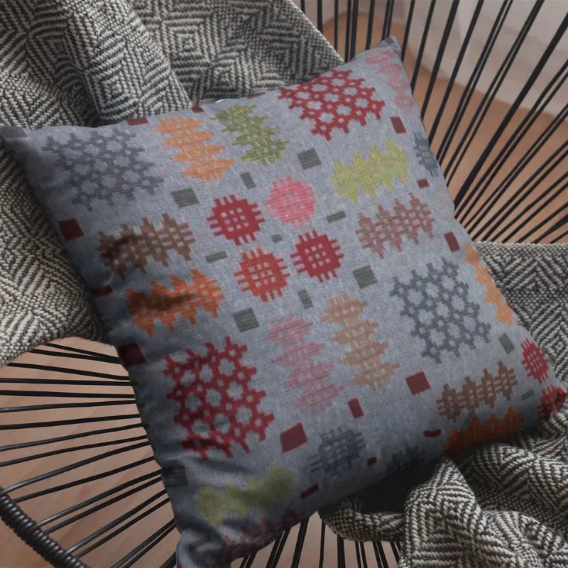 Welsh Tapestry Blanket Design Cushions Traditional Style in Various Sizes