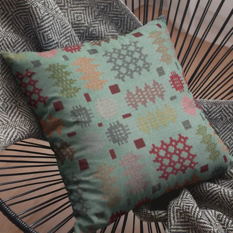 Welsh Tapestry Blanket Design Cushions Traditional Style in Various Sizes