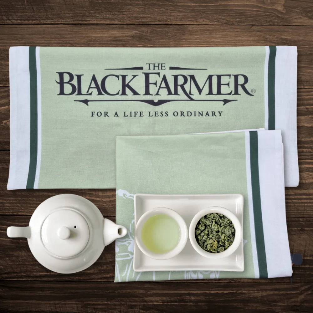 The Black Farmer Tea Towel