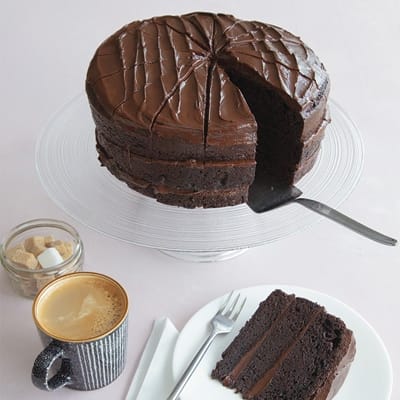 Triple Layer Chocolate Fudge Cake