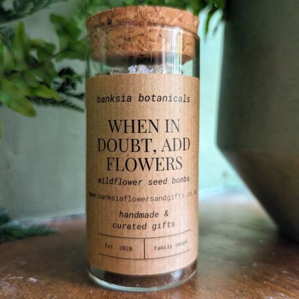When in Doubt, Add Flowers Wildflower Seed Bombs 2